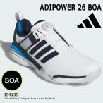 ショッピングボア アディダス ゴルフ アディパワー 26 ボア（OOM30）スパイクレス ゴルフシューズ BOA【JS4139】Cloud White / Collegiate Navy / Lucid Ray Blue