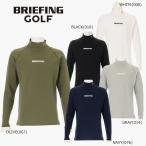 ブリーフィング ゴルフ メンズ ウォーム ロングスリーブ ハイネック シャツ（BRG253M50）2025秋冬 長袖モックネック ≪URABAN ATHLETE コレクション≫