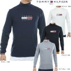 トミーヒルフィガー ゴルフ メンズ トミ−フラッグ 長袖 ハイネックシャツ（THMA579）2025秋冬 ストレッチ モックネックシャツ