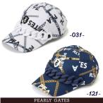 【PREMIUM CHOICE 60%超OFF】 PEARLY GATES パーリーゲイツ チェーンモチーフ総柄キャップ プラスチックチェーン付 053-2287005/18
