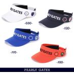 【NEW】PEARLY GATES パーリーゲイツ 定番系リサイクルツイルバイザー 053-3287702/23C