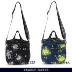 PEARLY GATES パーリーゲイツ スターダストロゴ柄カートバッグ ショルダー&チャーム付 053-5181004/24D【正規品】