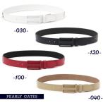 [NEW]PEARLY GATES Pearly Gates красочный стежок Logo дамский кожаный ремень =MADE IN JAPAN= 053-5182502/25B[ стандартный товар ]