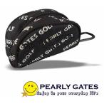 【PEARLY GATES GOLF】 パーリーゲイツゴルフ PGGモノトーンロゴライン ボールポーチ＜カラビナ付き＞053-5184474/26C 【正規品】