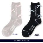 [PREMIUM CHOICE]PEARLY GATES Pearly Gates дамский маленький лента средний носки =MADE IN JAPAN= 053-5186210/25A [ стандартный товар ]