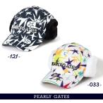 【PREMIUM SALE 40%OFF】PEARLY GATES パーリーゲイツ ニューパワー炸裂!!【ギザ星柄】 ふわっふわファー耳当て付き防寒キャップ 053-5187001/24D【正規品】