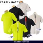 【NEW】PEARLY GATES パーリーゲイツ Take it easy!フレンドリーロゴ メンズ ハニカムカノコ半袖モックシャツ カットソー 053-5267601/25B【正規品】