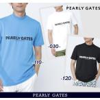 【NEW】PEARLY GATES パーリーゲイツ メンズ ベア疑似メッシュ半袖モックシャツ カットソー =MADE IN JAPAN= 053-5267707/25B【正規品】