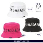 【PREMIUM OUTLET 50%OFF】PEARLY GATES パーリーゲイツ ≪UV Protection≫ 高UVカット！ ロゴアンカー柄ハット 053-5287825/25C 【正規品】【GOLFWAVE-10】