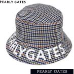 【NEW】PEARLY GATES パーリーゲイツ ≪UV Protection≫ 高UVカット！ ガンクラブチェック≪Gunclub check≫ ハット 053-5287913/25C【正規品】