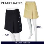 【PREMIUM SALE 30%超OFF】PEARLYGATES パーリーゲイツ 高伸縮機能 TEXBRID シワ撥水 レディースツイルスカート 055-5134508/25B 【正規品】