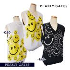 【PREMIUM SALE 30%OFF】PEARLY GATES パーリーゲイツ レディス ピンタック Vネックニットベスト =MADE IN JAPAN= 055-5173318/25A 【正規品】