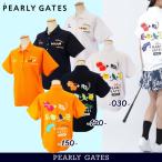[PREMIUM SALE 40%OFF]PEARLY GATES Pearly Gates golf Vegetarian!Pe.. футбол дамский рубашка-поло с коротким рукавом =MADE IN JAPAN= 055-5260618/25B[ стандартный товар ]
