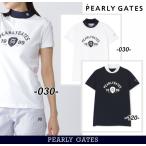 【NEW】PEARLY GATES パーリーゲイツ レディス ベアカノコ半袖モックシャツ 055-6167201/26AF【正規品】