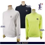 [PREMIUM-SALE 50% супер OFF]Jack Bunny!! by PEARLY GATES Jack ba колено!! JB Circle Logo нашивка дамский стрейч небо . длинный рукав mok рубашка 263-4166122/24A