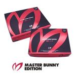 【NEW MODEL】MASTERBUNNY EDITION マスターバニー・TOUR J-2 DISTANCE &amp; SPIN ディスタンス＆スピン ゴルフボール【ダース販売】【S-AGAIN】