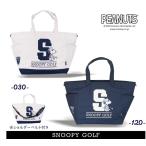 [NEW]SNOOPY GOLF Snoopy Golf Snoopy S Logo BIG tote bag locker bag / Boston bag shoulder attaching PEANUTS 642-4981105/24D