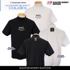 【NEW】マスターバニーbyパーリーゲイツMASTER BUNNY EDITION冷感!クロスミントサークルジャガードメンズ半袖モックシャツ/カットソー758-5267809/25C【正規品】