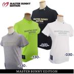 【PREMIUM-SALE 40%OFF】マスターバニーbyパーリーゲイツ MASTER BUNNY EDITION DOT LOGO レディス半袖モックシャツ =MADE IN JAPAN= 759-4167302/24A