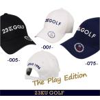 【PREMIUM SALE】着心地とデザインで最高のPLAY TIMEを提供するウェアー【The Play Edition】の登場！23区GOLF キャップ◆CAP【HT1PSW-0801】【GOLFLINE-WEAR】