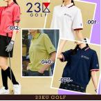 [PREMIUM SALE 40% супер OFF][ осенний Golf отвечающий . план ]23 район GOLF* женский [. вода скорость .=UV уход ] Trend чувство. есть Roo z Silhouette! рубашка с коротким рукавом [KHVLGS-0308]