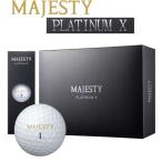 マジェスティ majesty プラチナム X platinumx ダース（12P）ゴルフボール