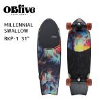  Surf skate OBFIVEo- Be пять MILLENNIAL SWALLOW SURF SKATE 31 (RKP-1) Surf skate Complete серфинг 