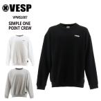 べスプ トレーナー VESP SIMPLE ONE POINT CREW(VPMS1007) 21-22 スエット スノーボード スノボ