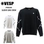 べスプ トレーナー VESP SLEEVE LINE CREW(VPMS1008) 21-22 スエット スノーボード スノボ
