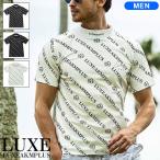 LUXEAKMPLUSryuksei Kei M плюс Golf общий рисунок Logo короткий рукав mok шея футболка LAT-24004