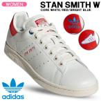 アディダスオリジナルス スニーカー adidas originals STAN SMITH W スタンスミス W ホワイト/レッド/ブライトブルー レディースシューズ ID4542