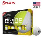 【USモデル】 ダンロップ スリクソン Z-STAR DIVIDE ゴルフ ボール [12球入り] ディバイド 2022年モデル [ホワイト／イエロー]