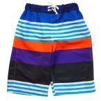 ショッピングプール すべり台 水着 アンパサンド ampersand 男の子 80cm 90cm ボーダー柄トランクス水着