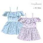 ショッピングプール すべり台 水着 アンパサンド 女の子 90cm 100cm 110cm 120cm 130cm 140cm L276053 フラワー柄ワンピース水着 UVカット ampersand キッズ ワンピース