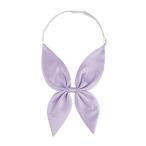 [Allegra K] school ribbon ribbon Thai uniform ribbon bow Thai sailor suit. equipment ornament butterfly necktie butterfly .. adjustment possibility plain pink purple 15 x 29 cm