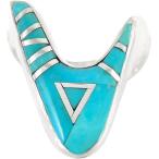 ターコイズリングでスターリングシル...