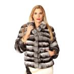Chateau de Laquant Chinchilla Mink Fur Coats Mink Jacket for Wom parallel imported goods 