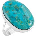 ショッピングターコイズ 【並行輸入品】ターコイズリングでスターリングシルバー925 & Genunieターコイズサイズ6 to 11 ( 11 )　