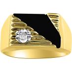 メンズダイヤモンド&オニキ...