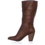 ショッピングprit 【並行輸入品】Esprit Oliana 折りたたみトップブロックヒール ミッドカーフブーツ  ウィスキー  7.5　