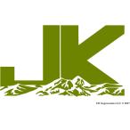【並行輸入品】UR Impressions OGrn JK Mountains デカール ビニールステッカー グラフィックス ジープ ラングラー 4x