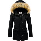 Uoiuxcレディース冬用コート暖...