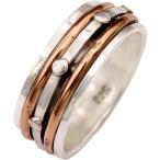 【並行輸入品】シルバーリング ソリッド 925 スターリング シルバー リング バンドとスピナー 瞑想リング その他の金属 銅リング 美しいリング ゴ