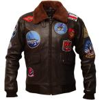【並行輸入品】Men Brown Air Force A 2 Lea