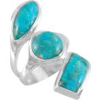 ターコイズリングスターリングシルバ...