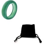 女性用グリーン翡翠リング幸運の翡翠...