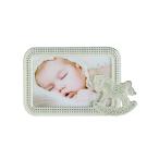 LADONNA Rodan na фоторамка baby серебряный деревянная лошадь размер : примерно W20 H12.3 MB77-P-SV