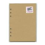 A5 размер 6 дыра KRAFT| craft одноцветный craft бумага органайзер заправка KR3