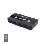 Cable Matters 4 порт USB переключатель 4 шт. PC для 4 ввод 4 мощность, с дистанционным пультом USB 3.0 переключатель,USB4 кроме того, Thunderbo