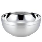 カクセー ステンレスどんぶり シルバー 満水容量:1.6L HOL-02